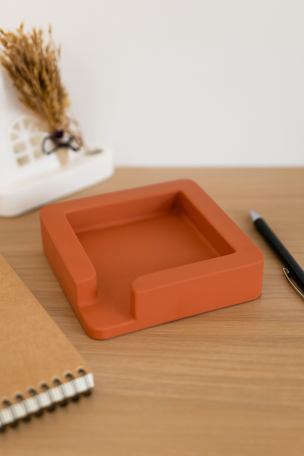 Kiremit Beton Bloknotluk – Masaüstü Ofis Aksesuarı