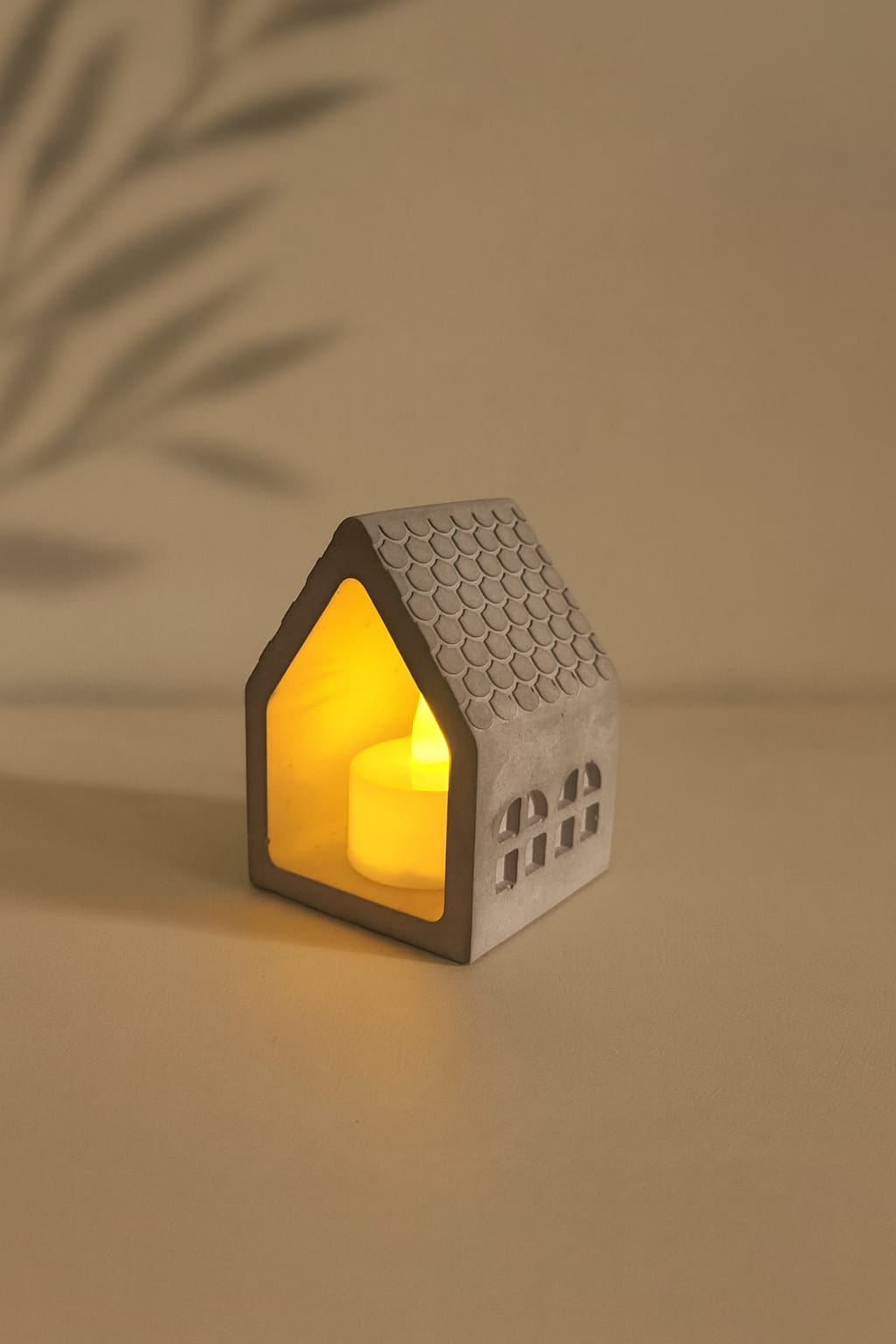 Beton Dekoratif Ev Mumluk Gri