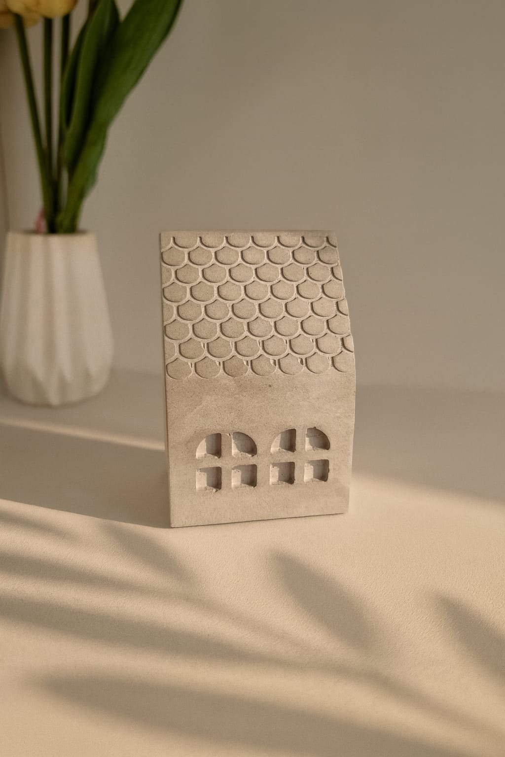 Beton Dekoratif Ev Mumluk Gri