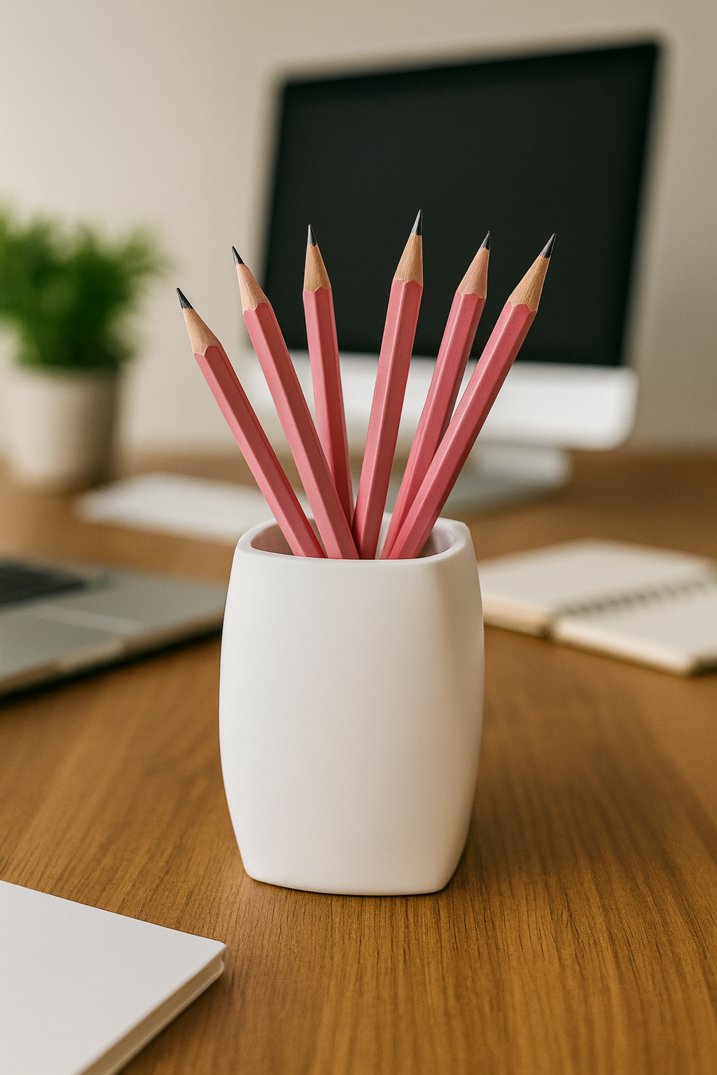 Beyaz Beton Kalemlik