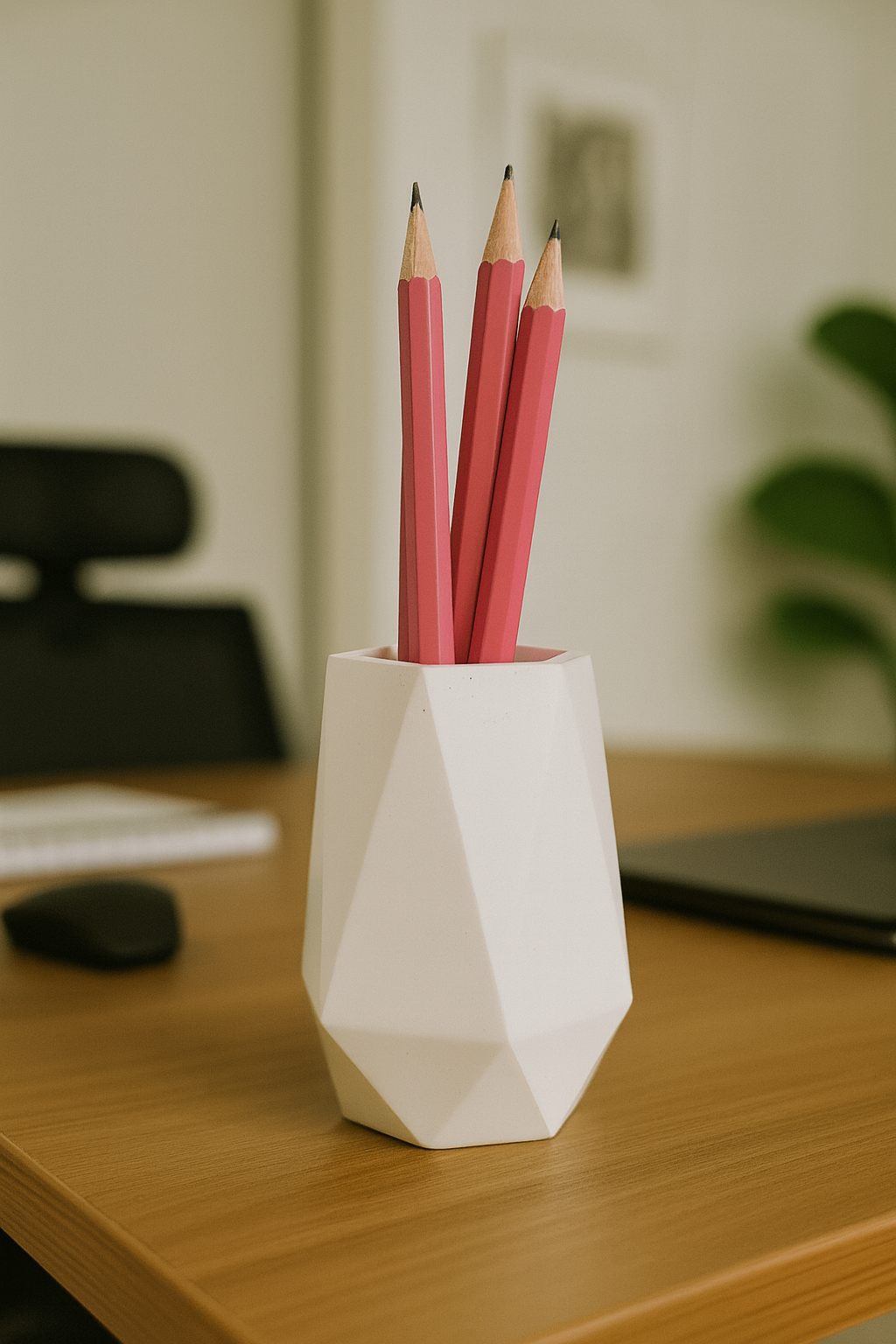 Beyaz Beton Kalemlik