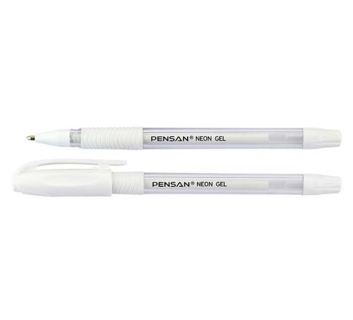 Pensan Beyaz Renkli Neon Jel Kalem