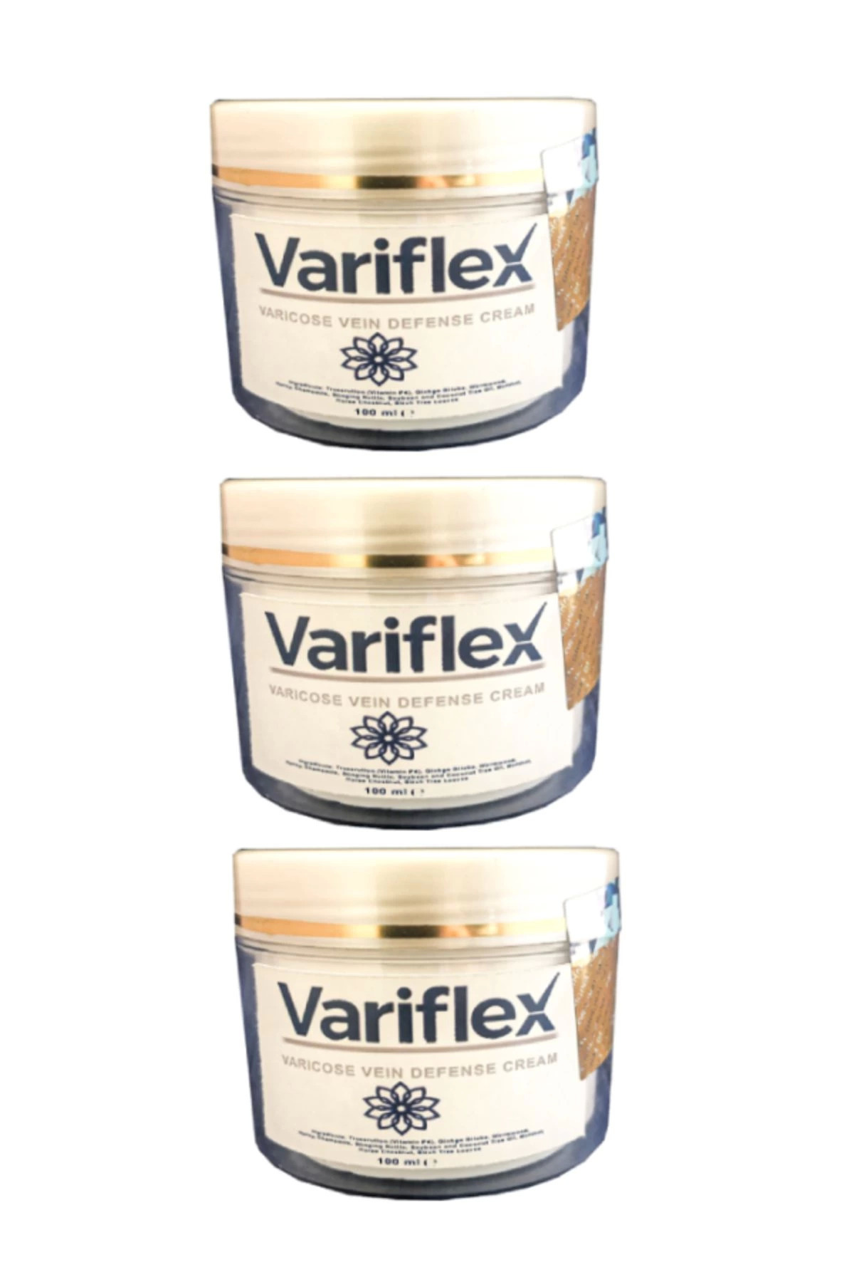 Varix Variflex Leg Bacak ve Vars Bakımı Kremi 100 ml X 3 adet