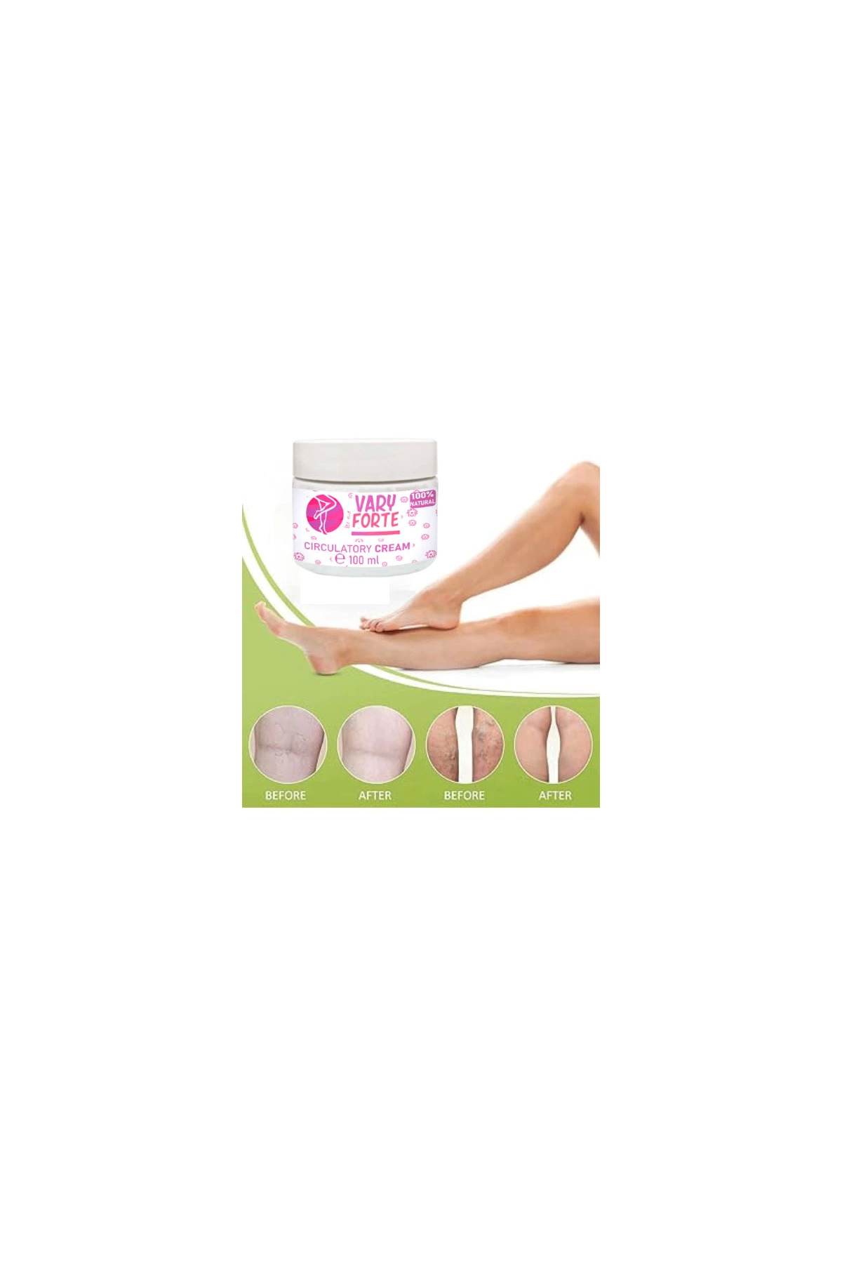 Vary Forte Kavanoz Krem 100 ml 2 Adet Yoğun Varislere Karşı Tesirli Krem