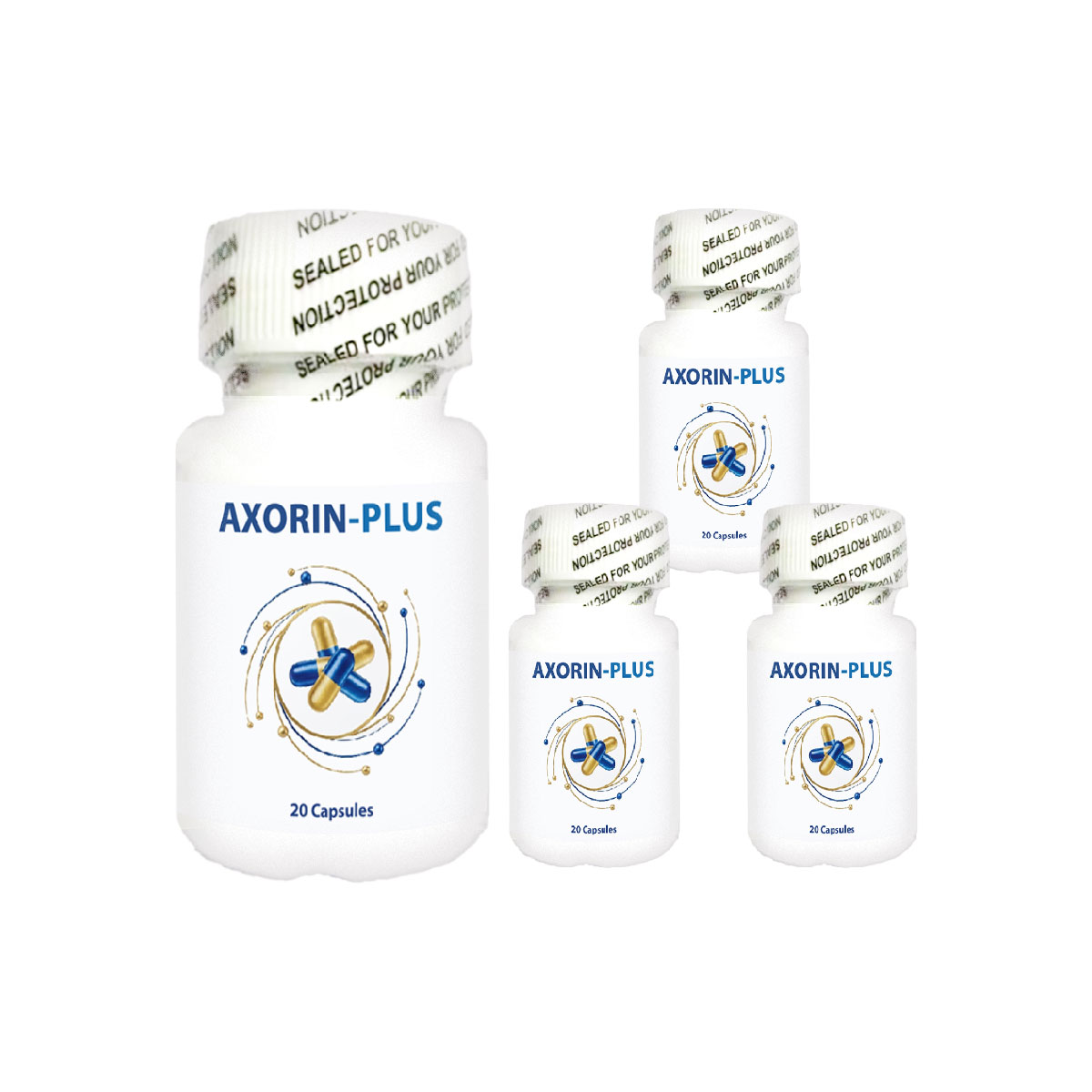 Axorin Plus 4 Adet Erkeklere Özel Rahatlamaya Cüce Palmiye Çinko Beta-Sitosterol İçerikli Bitkisel Formül 20 Kapsül