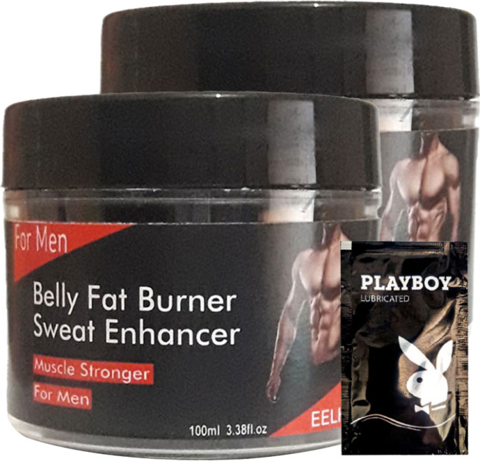 Eelhoe Belly Fatburner Sweat Enhancer Erkeklere Özel Kas Şekillendirme Kremi 100 ml + Jel Hediye