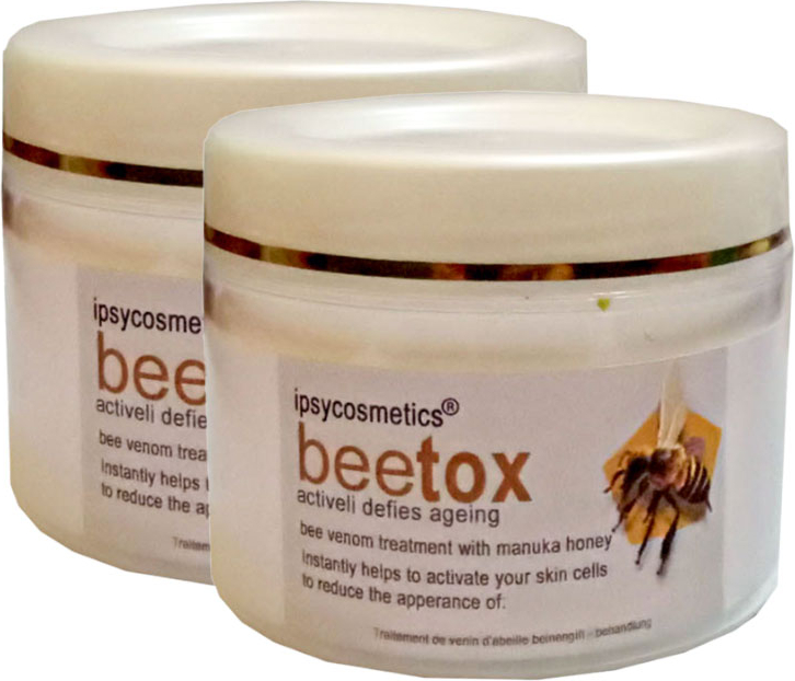 İPSYCOSMETİCS BEETOX DOĞAL ARI ÖZÜ - YÜZ CİLT DEKOLTE BOYUN KREMİ 100 ML X 2 ADET