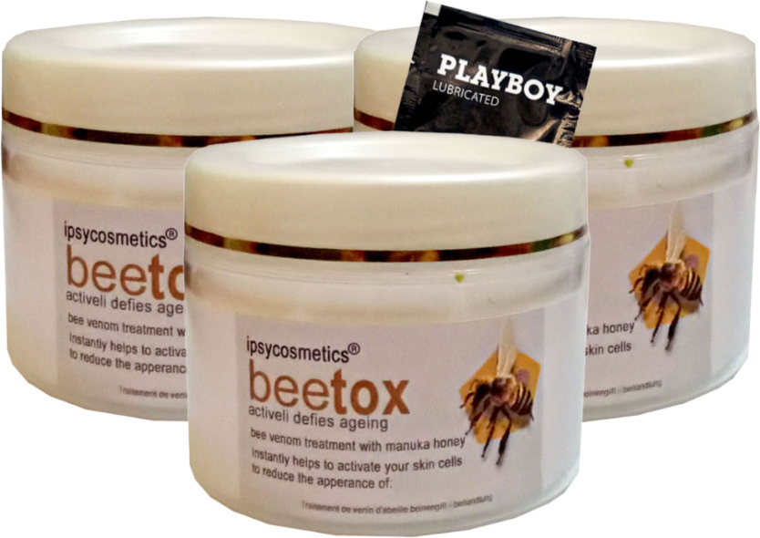 İPSYCOSMETİCS BEETOX ARI ÖZÜ KREMİ 100 ML X 3 ADET + JEL
