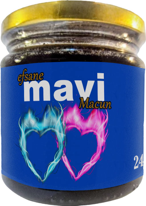EFSANEVİ MAVİ MACUN 1 KAVANOZ 240 GR BAY&BAYAN ÇİFTLERE ÖZEL MACUN