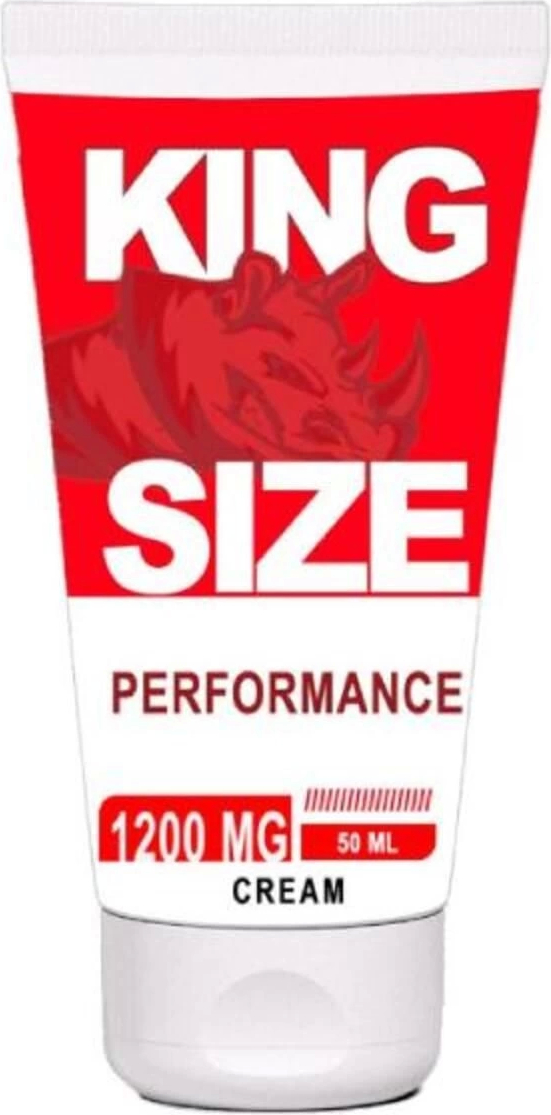 KİNGSİZE 1200 MG ERKEKLERE ÖZEL YOĞUN BAKIM MASAJ KREMİ 50 ML X 1 ADET