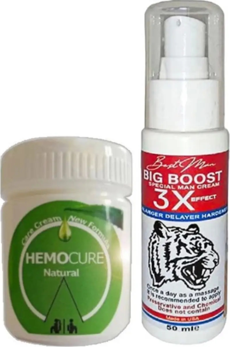 HEMOCURE 50 ML CREAM ÖZEL KREMİ + YANINDA ERKEKLERE ÖZEL 3X KREM