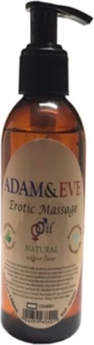 SÜPER ADAM HİNTOHU &EVE ERKEKLERE VE BAYANLARA ÖZEL SADE VÜCUT MASAJ YAĞI PURE EDİBLE 125ML