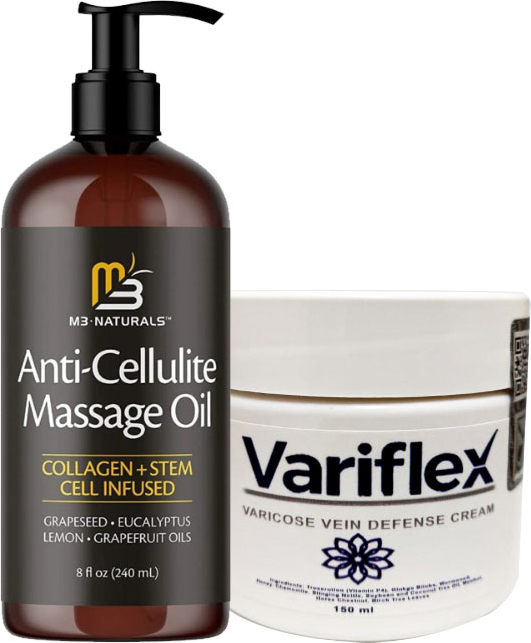 ANTİ-CELLULİTE MASSAGE OİL 240 ML + VARİFLEX VARİSLERİNİZE 150 ML KREM