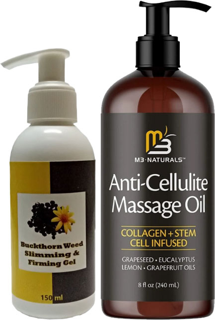 ANTİ-CELLULİTE MASSAGE OİL 240 ML MASAJ YAĞI + BUCKTHORN FATBURNER MASAJ KREMİ 150 ML