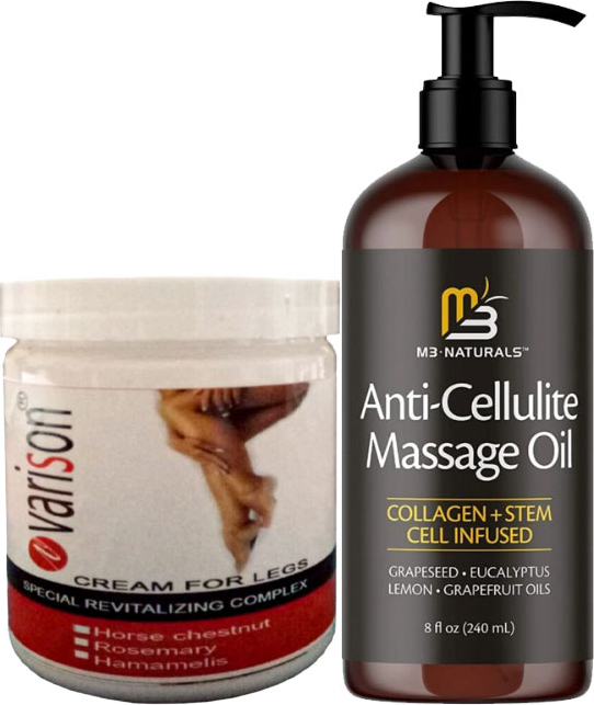 VARİSON 200 ML BACAK BAKIM KREMİ + ANTİ-CELLULİTE MASSAGE OİL 240 ML MASAJ YAĞI