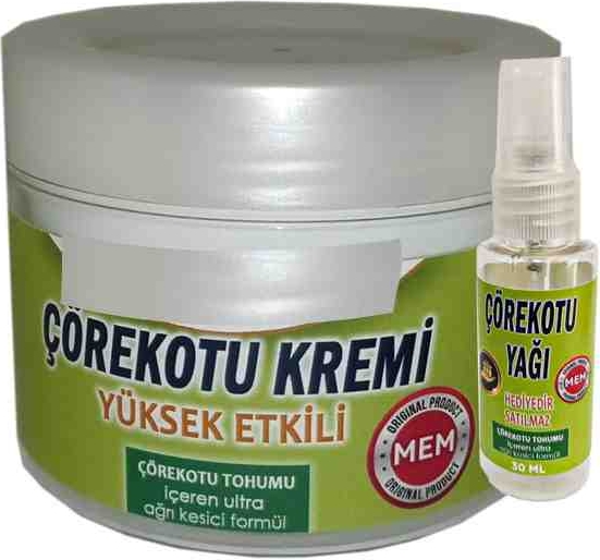 MEM ÇÖREK OTU KREMİ 100ML + 30 ML YAĞ SET
