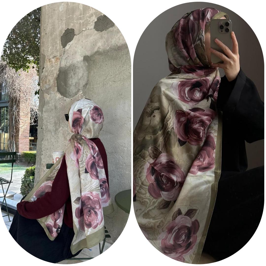 PAMUKLU SOFT ROZA DESEN ŞAL