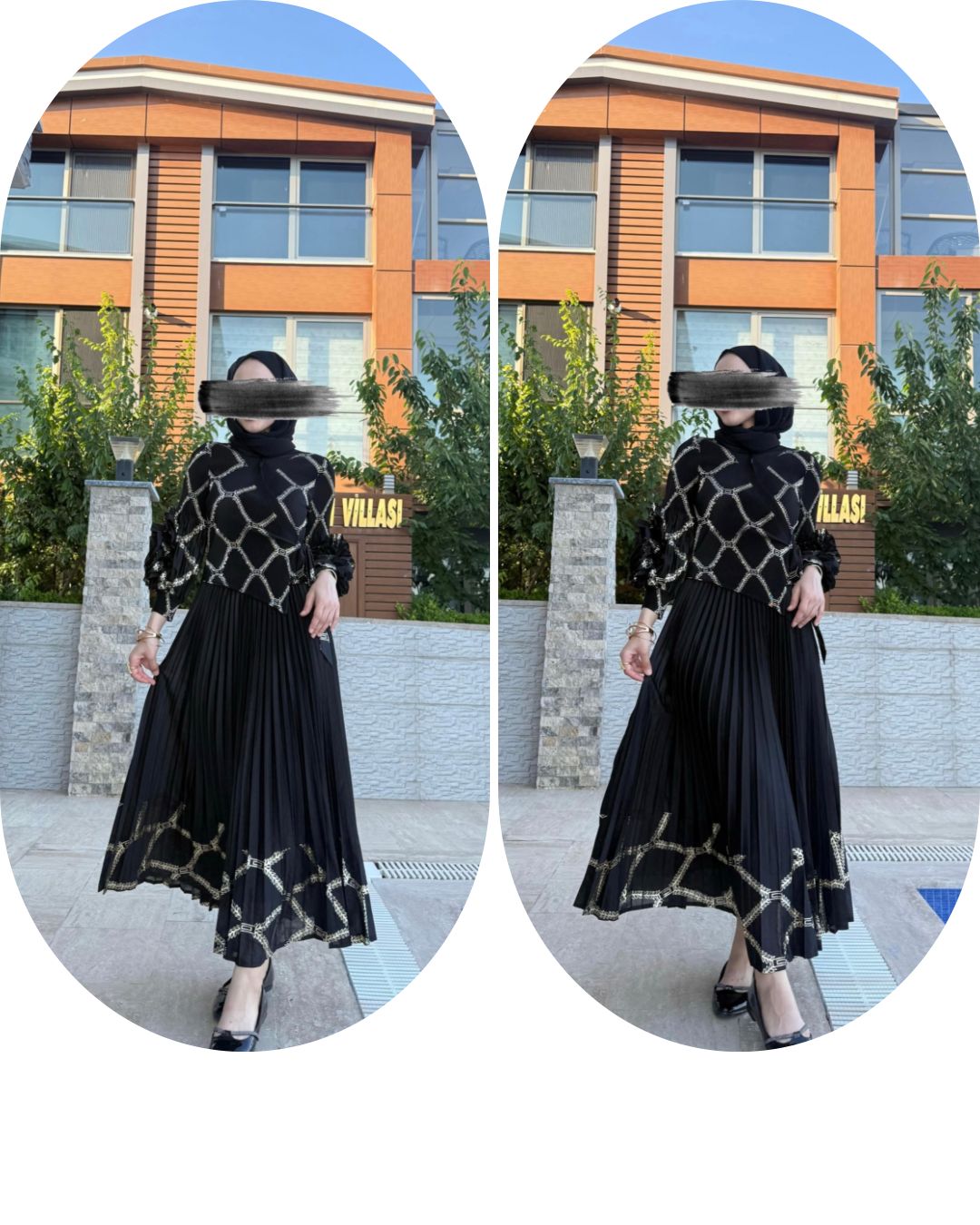 İthal Gold Elbise ( Standart)