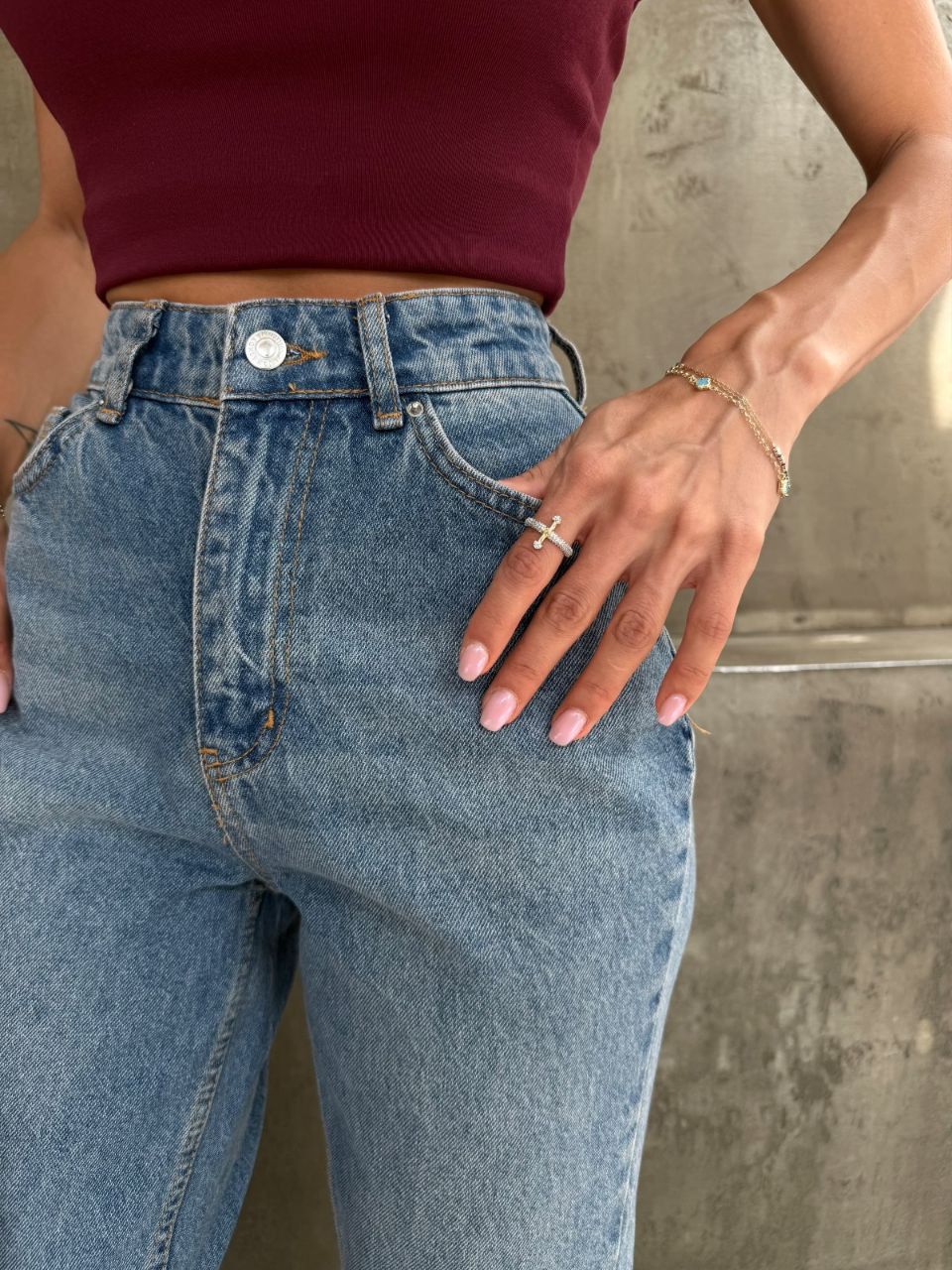 Kadın Kot Pantolon Mom Jean