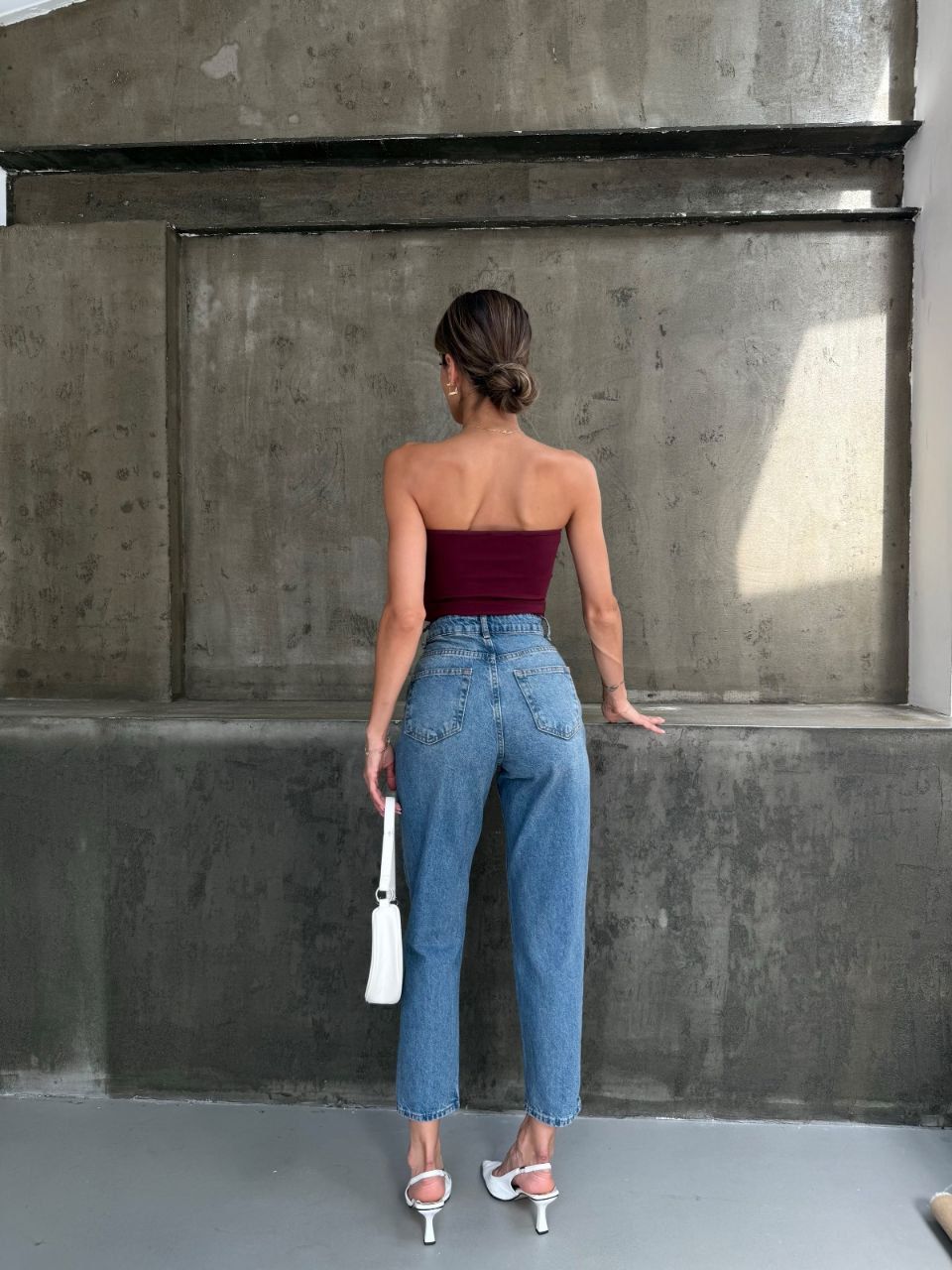 Kadın Kot Pantolon Mom Jean