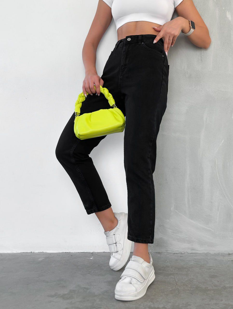 Kadın Kot Pantolon Mom