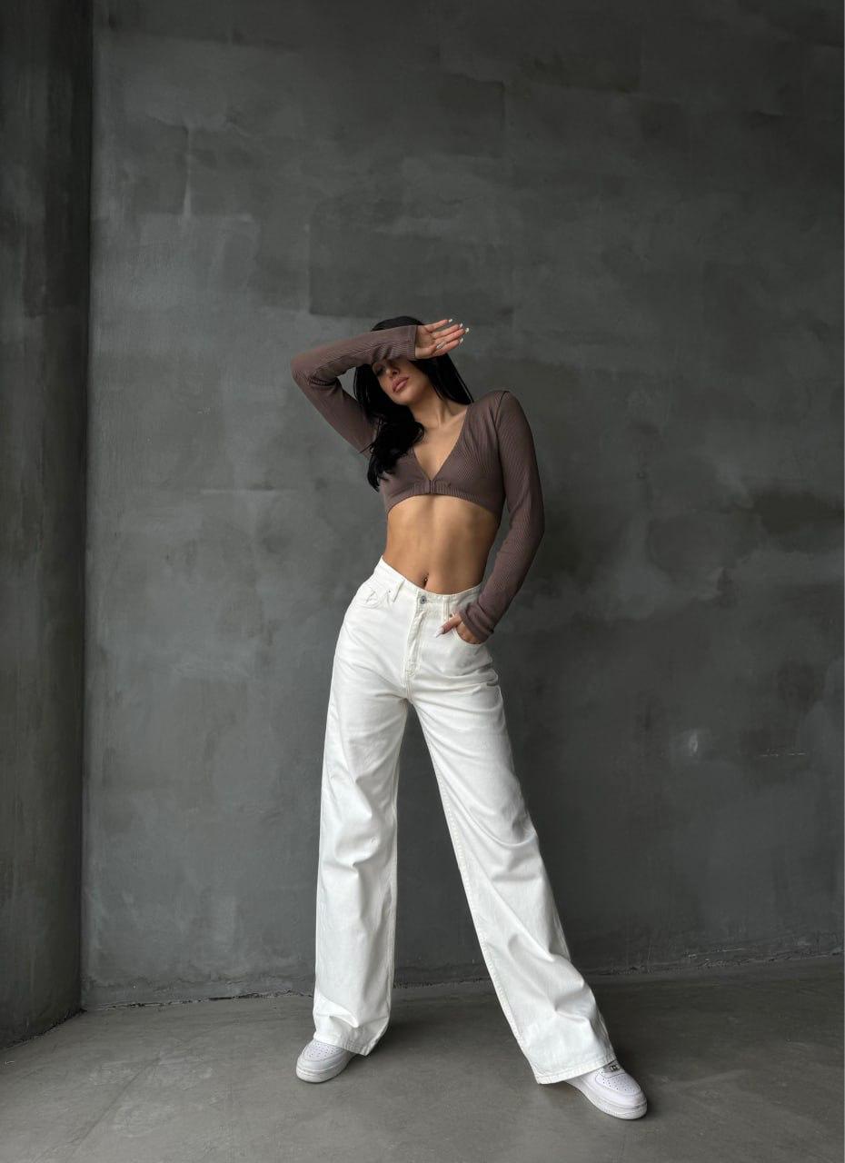 Kadın Kot Pantolon Palazzo