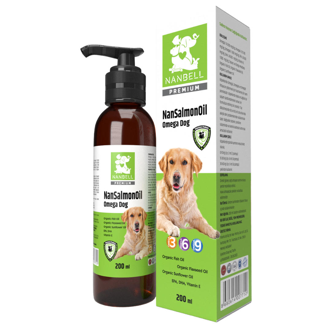 Nansalmonoil Omega 3-6-9 200ML – Köpek