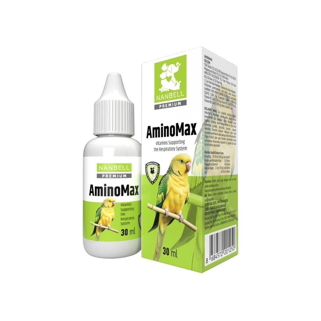 AminoMax – Nanbell Premium Amino Asit ve Solunum Sistemi Destekleyici Vitaminler (30 ml)