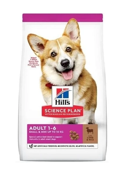 Hill's Kuzu ve Pirinçli Küçük ve Mini Irk Yetişkin Köpek Maması 1,5 kg