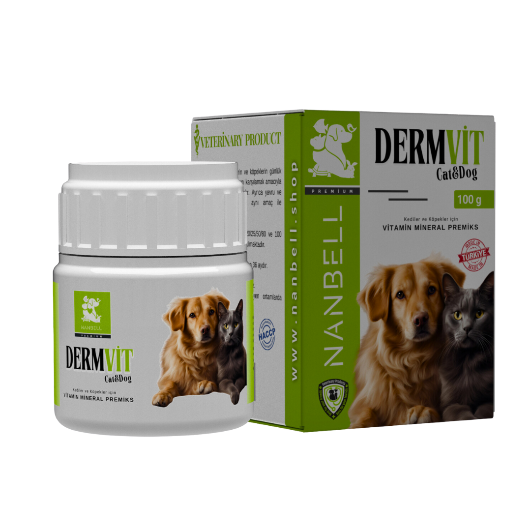 Nanbell Dermvit – Vitamin Mineral Premiks (Kedi&Köpek)
