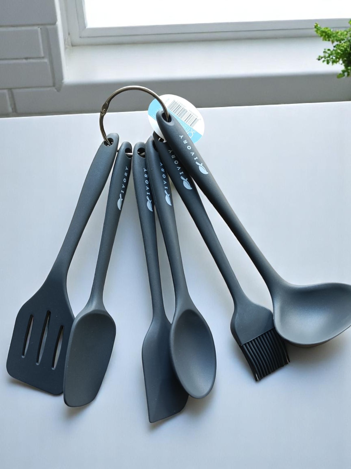 Ivory 6 Parça Silikon Set Gri 20 Cm
