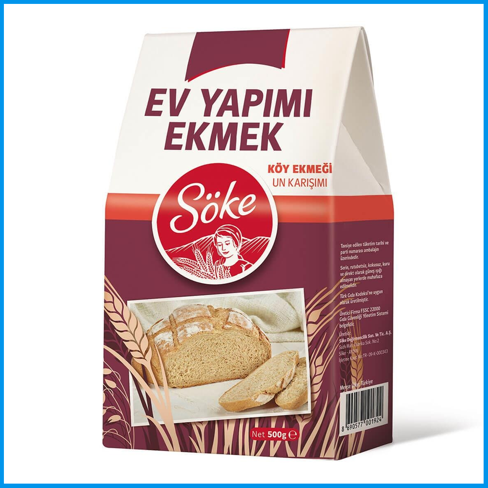 Söke Ev Yapımı Ekmek Köy Ekmek Karışım 500 g