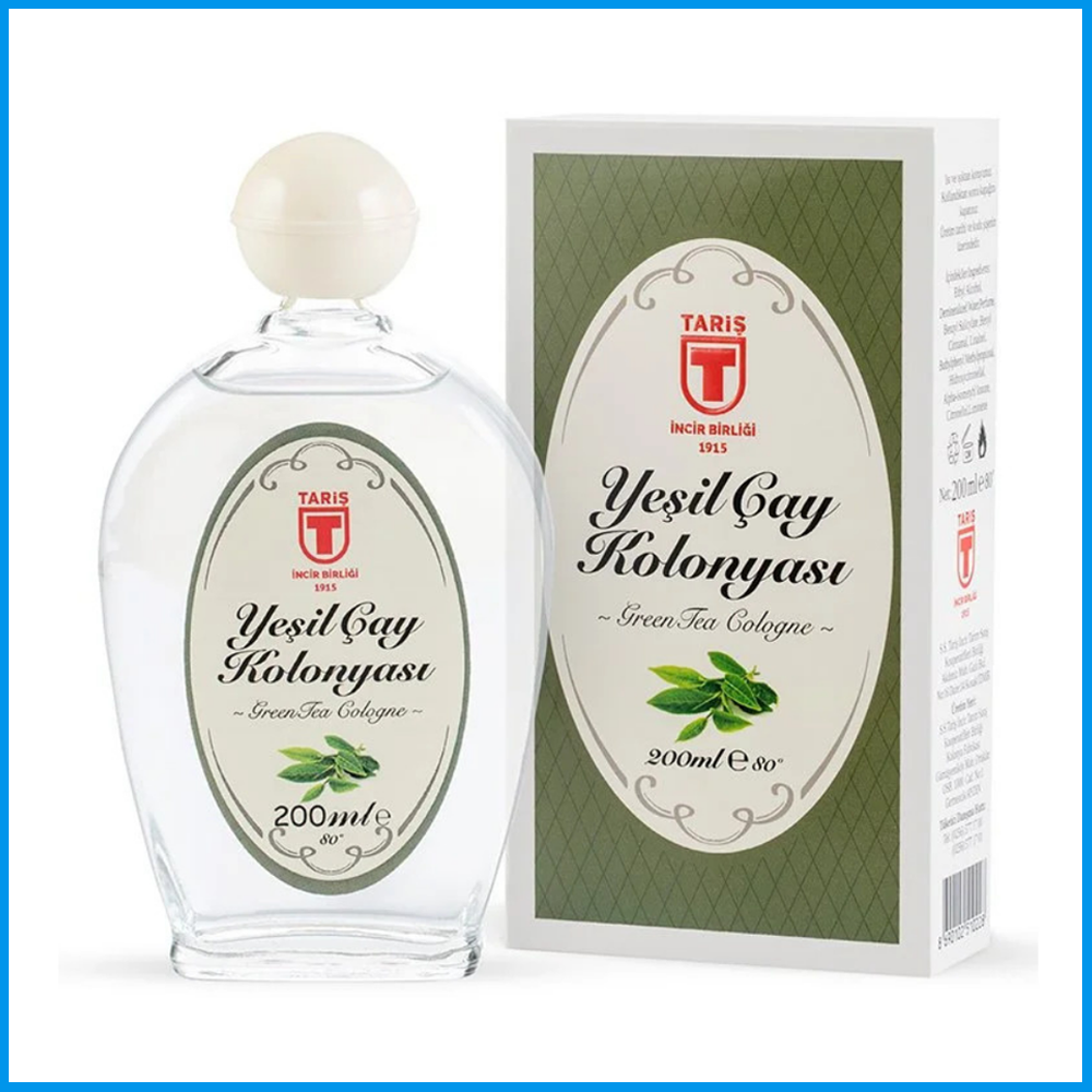 Tariş Yeşil Çay Kolonya Cam Şişe 200 ml