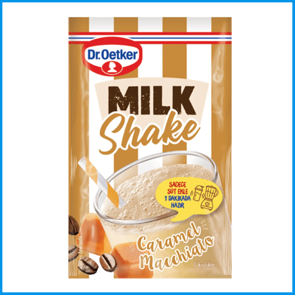 Dr.Oetker Milkshake Karamel Macchiato (Karamelli Kahveli) 18 g