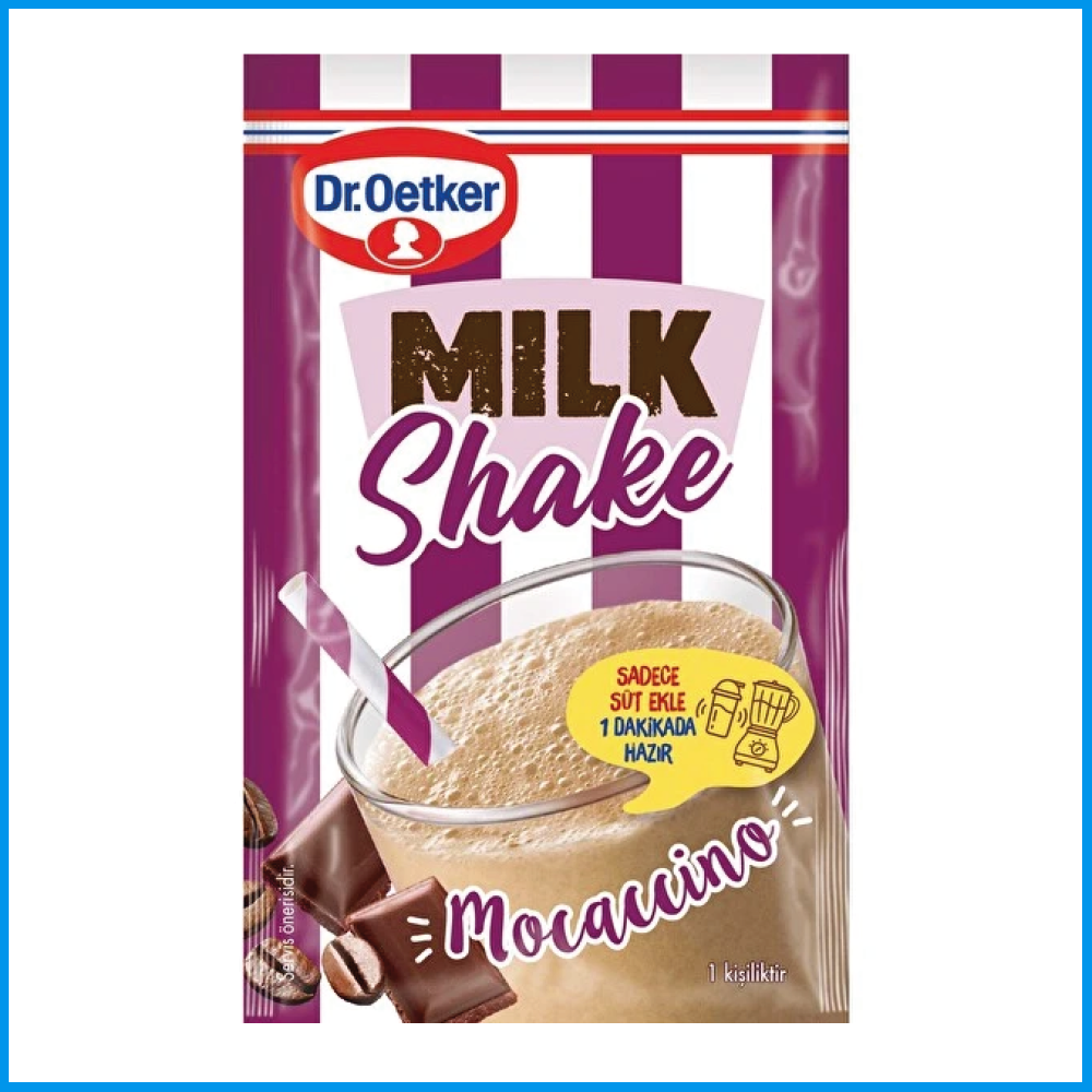 Dr.Oetker Milkshake Mocaccino (Kahveli Çikolatalı) 18 G