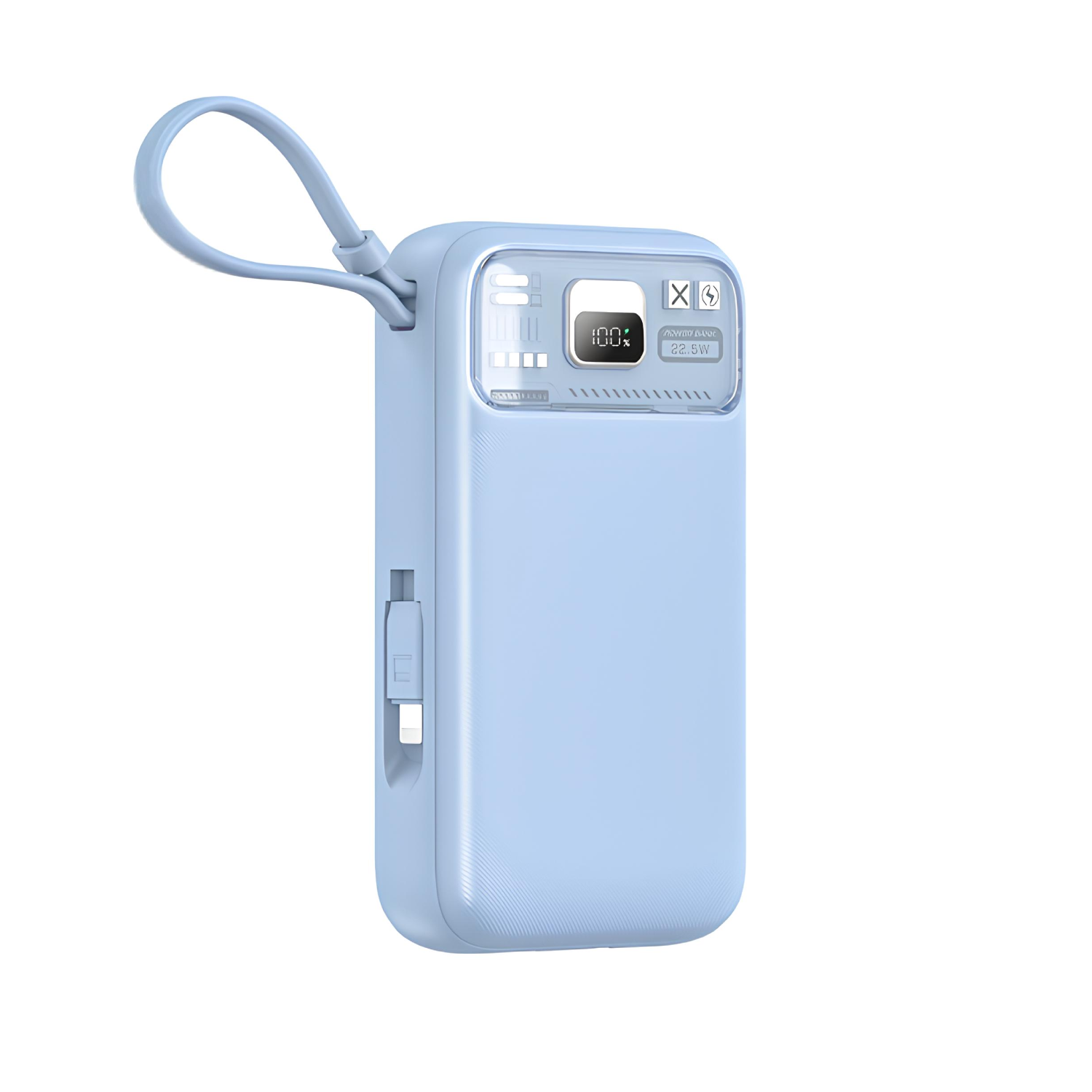 20W + 15W PD 15W 10000 MAh Taşınabilir Powerbank (Mavi)