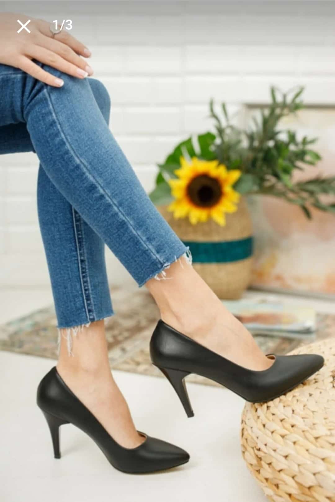 KADIN YÜKSEK KASİK STİLETTO PLARTFOM TOPUKLU GÜNLÜK AYAKKABI KIRMIZI 9 CM