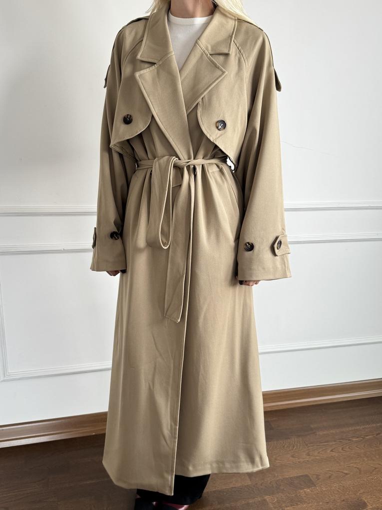 Premium Trençkot Camel