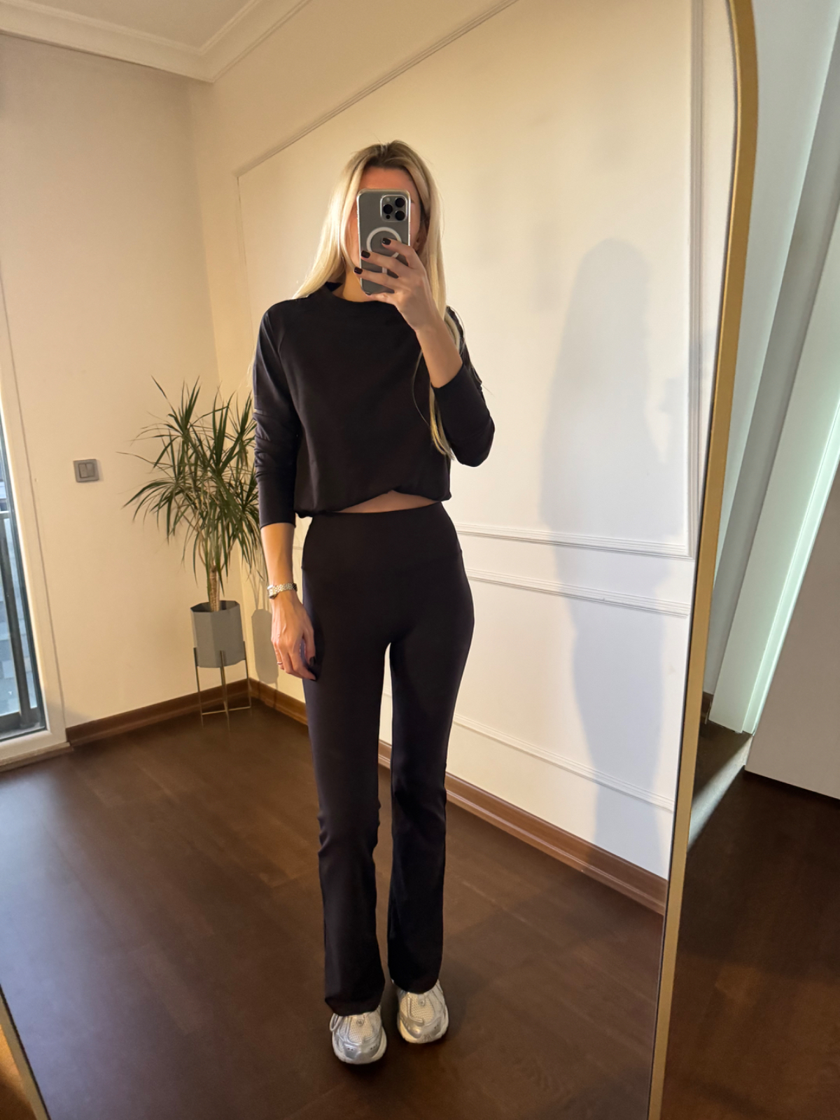 Yoga İkili Takım Alt Üst Siyah