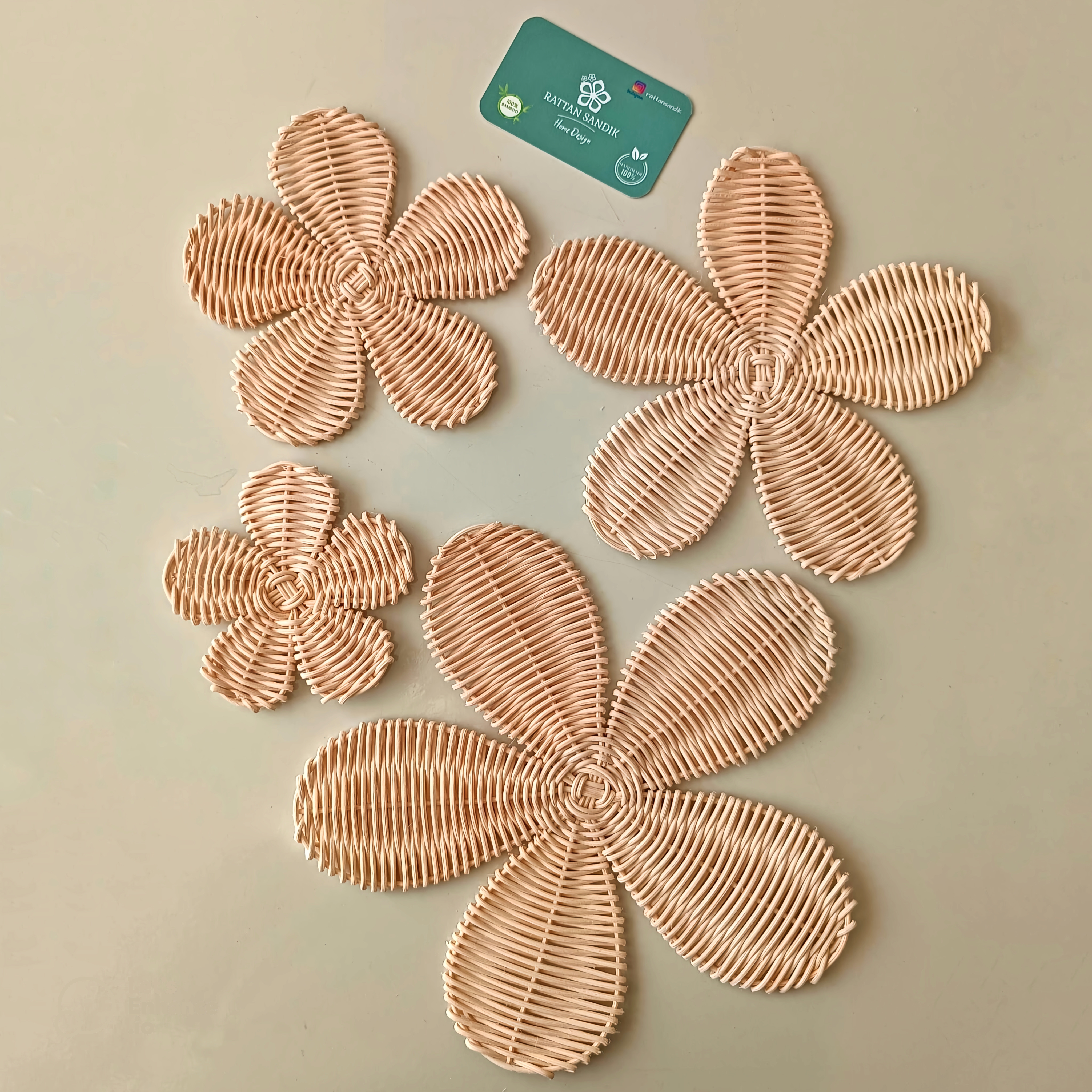 Rattan Duvar Çiçeği