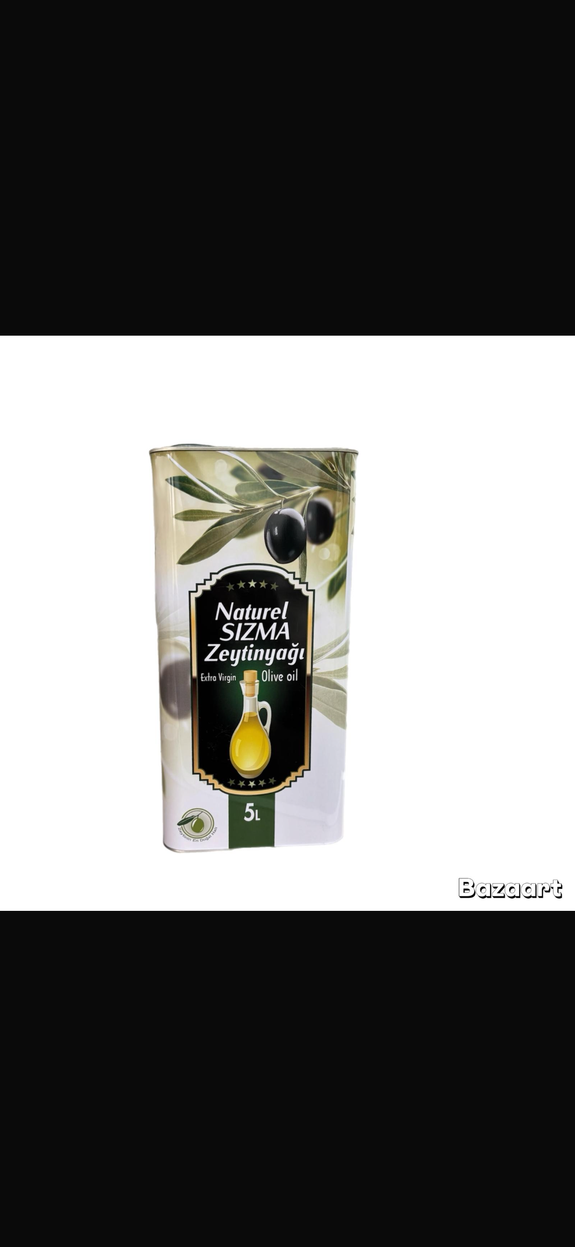Olgun Hasat Edremit 5000ml Soğuk Sıkım Sızma Zeytinyağı