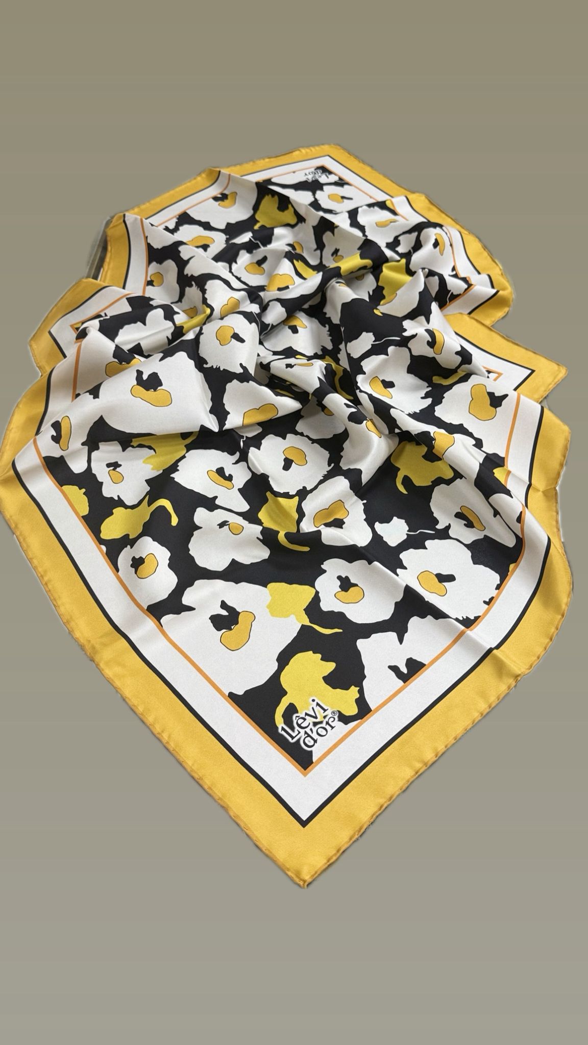 LEVİDOR TWİL İPEK EŞARP