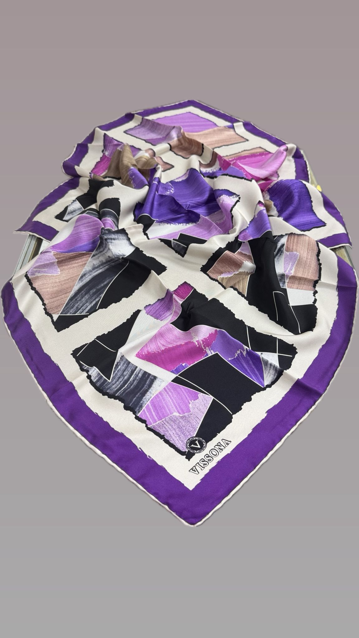 VİSSONA TWİL İPEK EŞARP