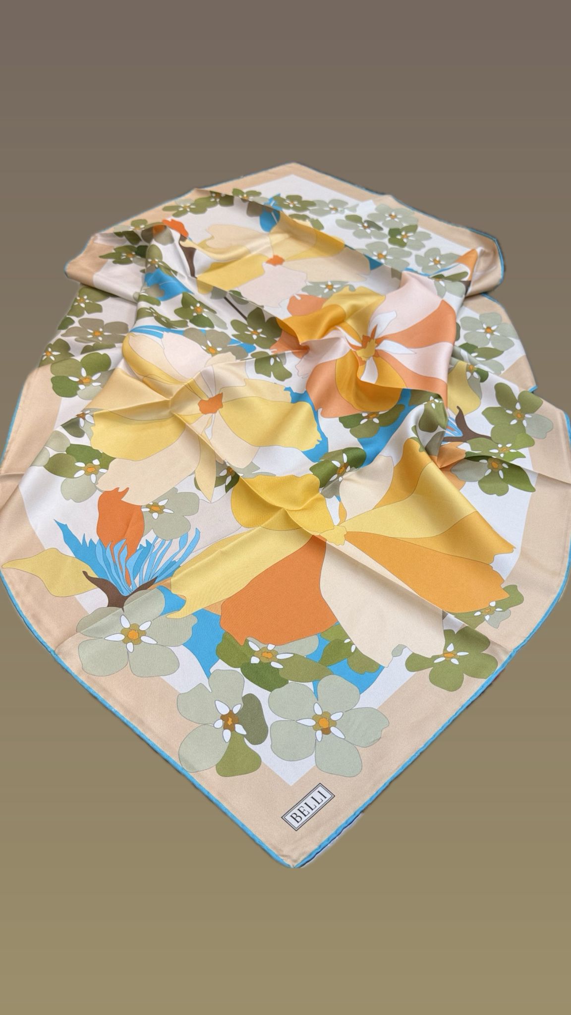 BELLİ TWİL İPEK EŞARP