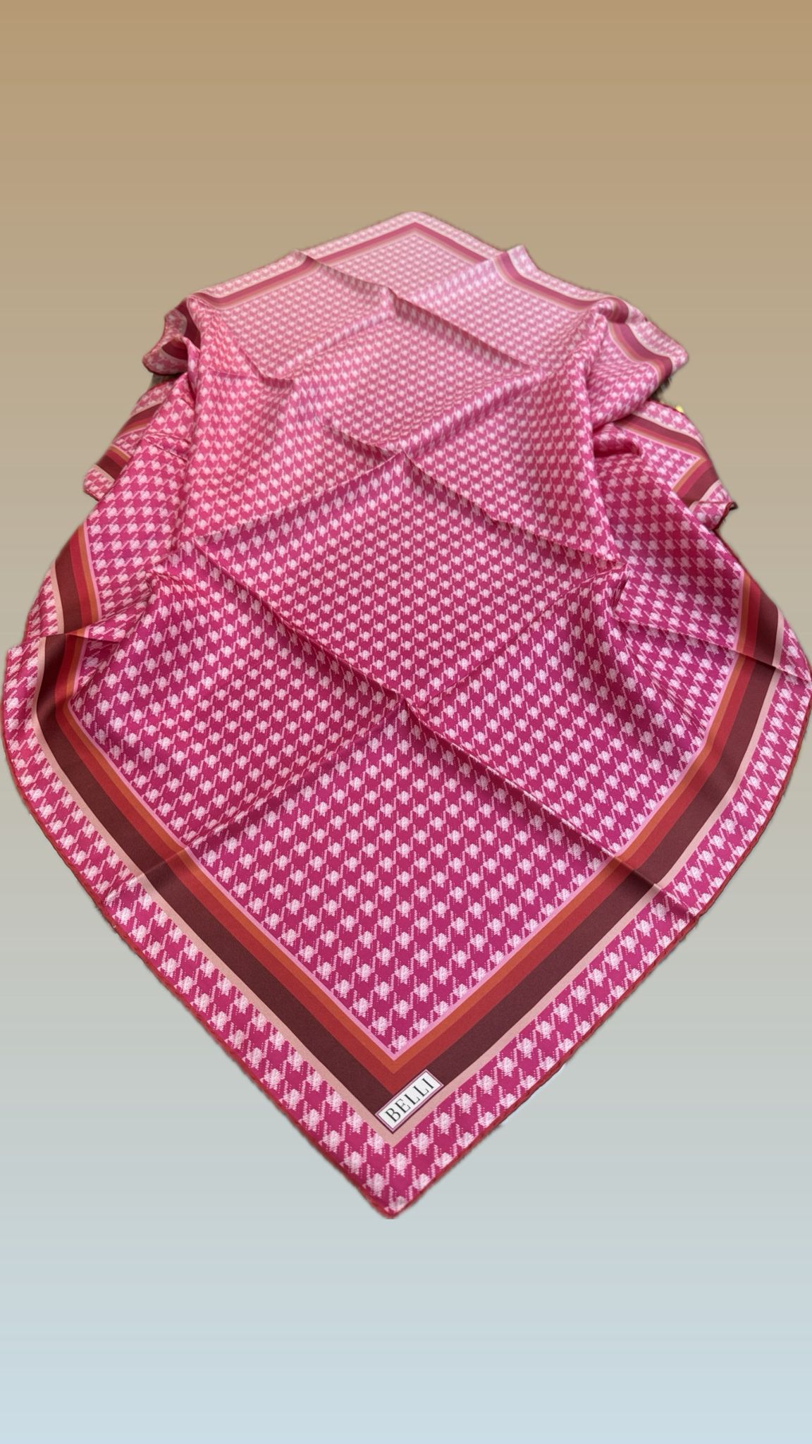 BELLİ TWİL İPEK EŞARP