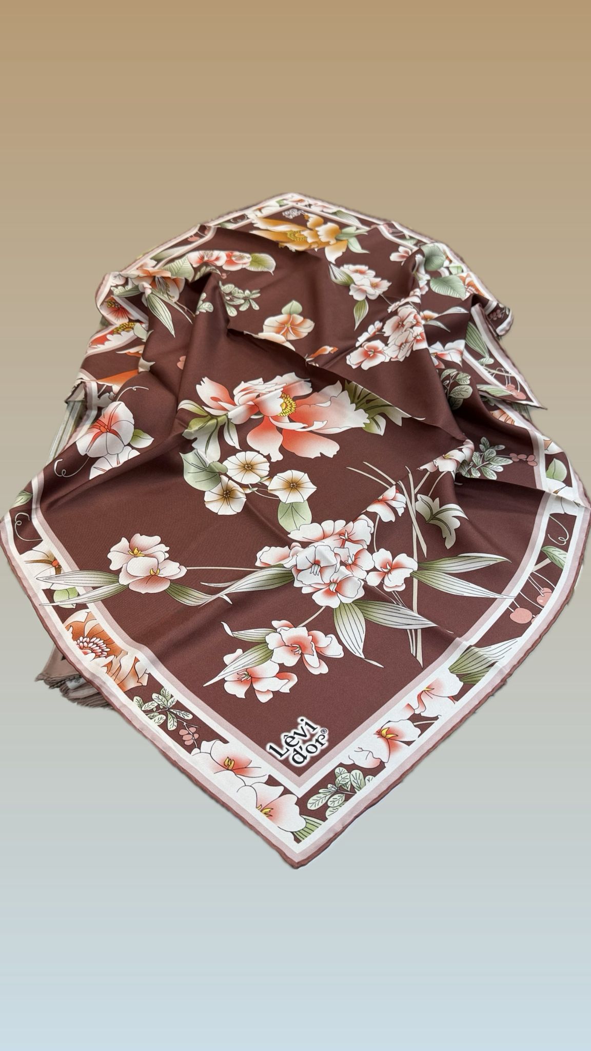 LEVİDOR TWİL İPEK EŞARP