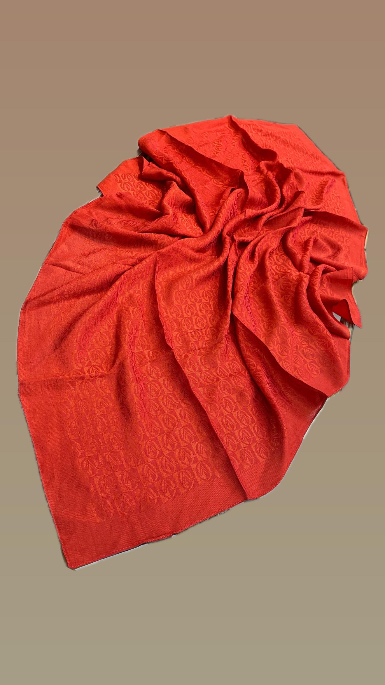 VALENTİNO LYOCELL EŞARP (NAR ÇİÇEĞİ)