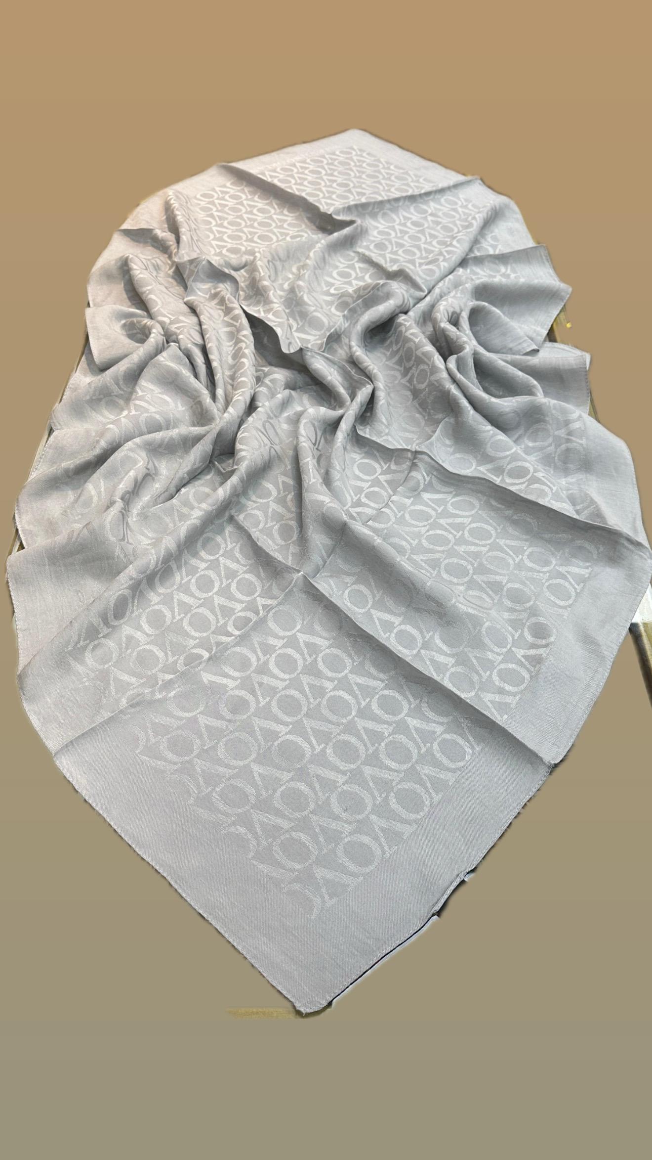 VALENTİNO LYOCELL EŞARP (GRİ)