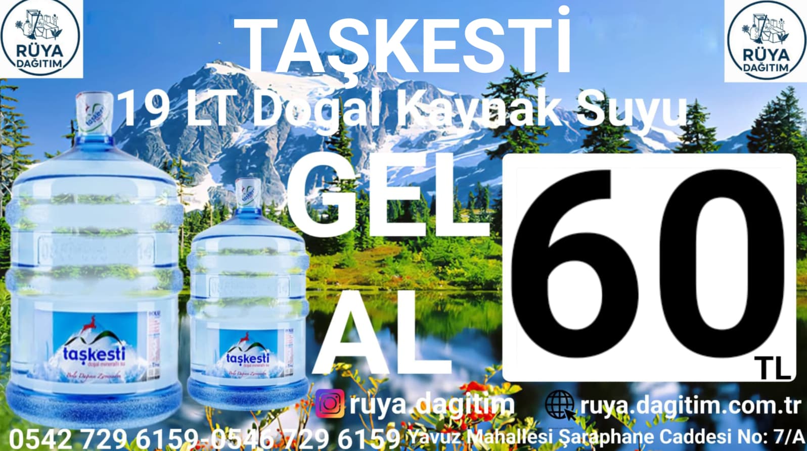 0,5 LT 12 ADET PET SU