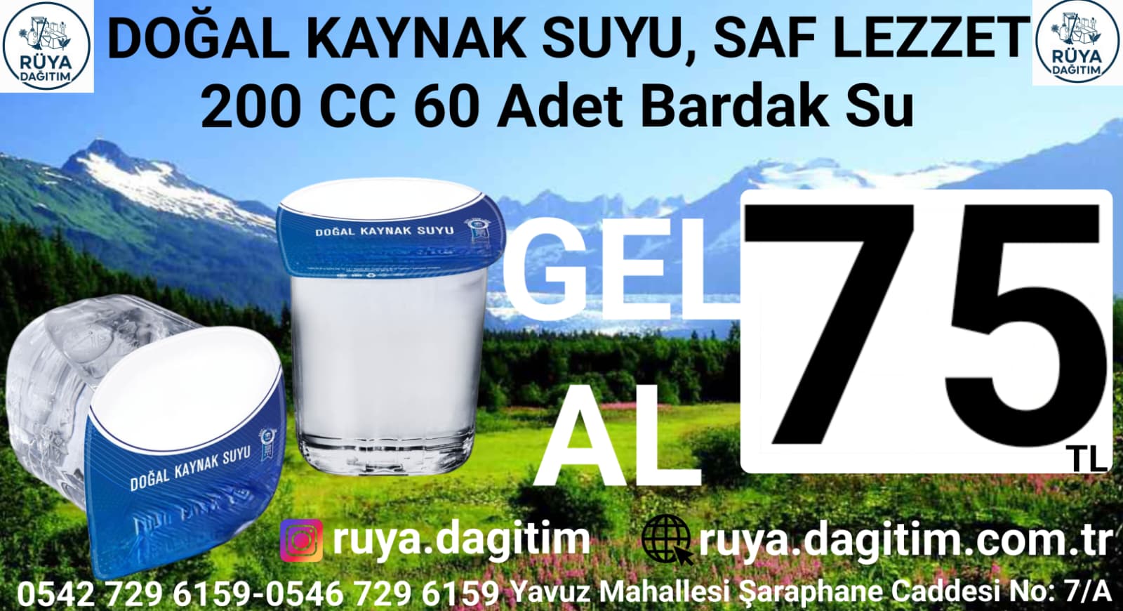 0,5 LT 12 ADET PET SU